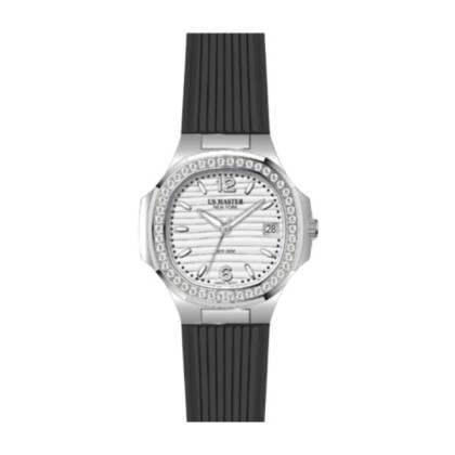 U.S Master Polo Club USM-DD54-SL-WE Silicone Strap Women Watch